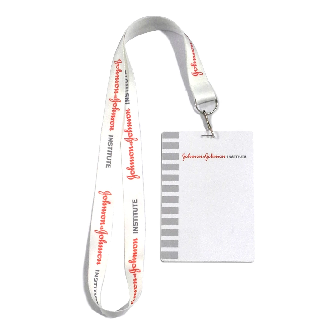 sku-12 Lanyard de Raso Personalizado con Aro y Anzuelo - Imagen 1
