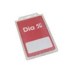 Porta Credencial Transparente Vertical