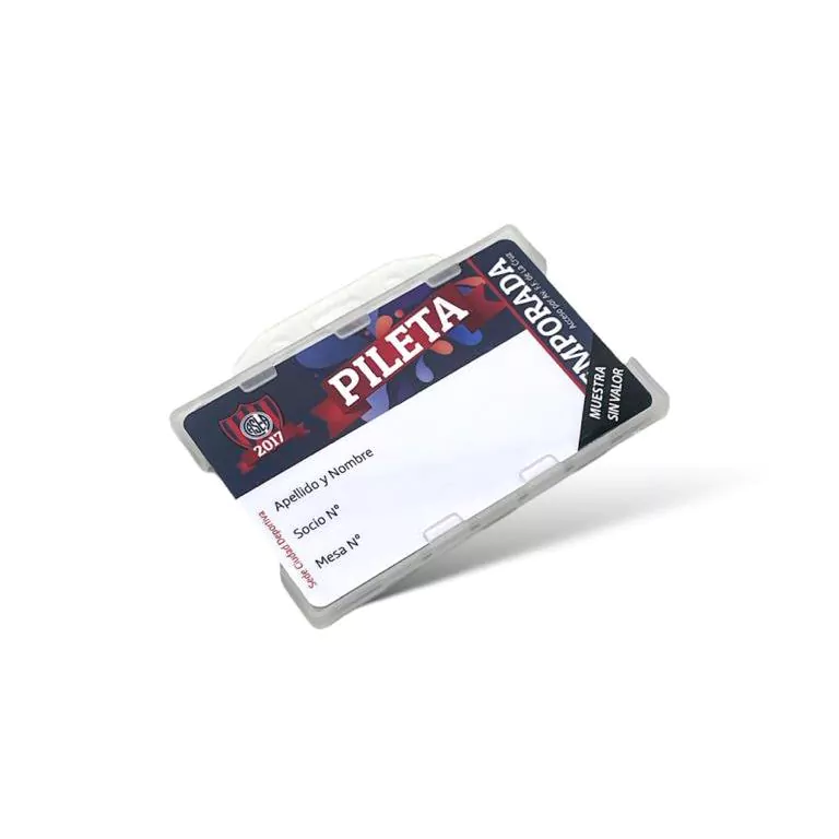 sku-19-fp Porta Credencial Doble Capacidad - Imagen 1