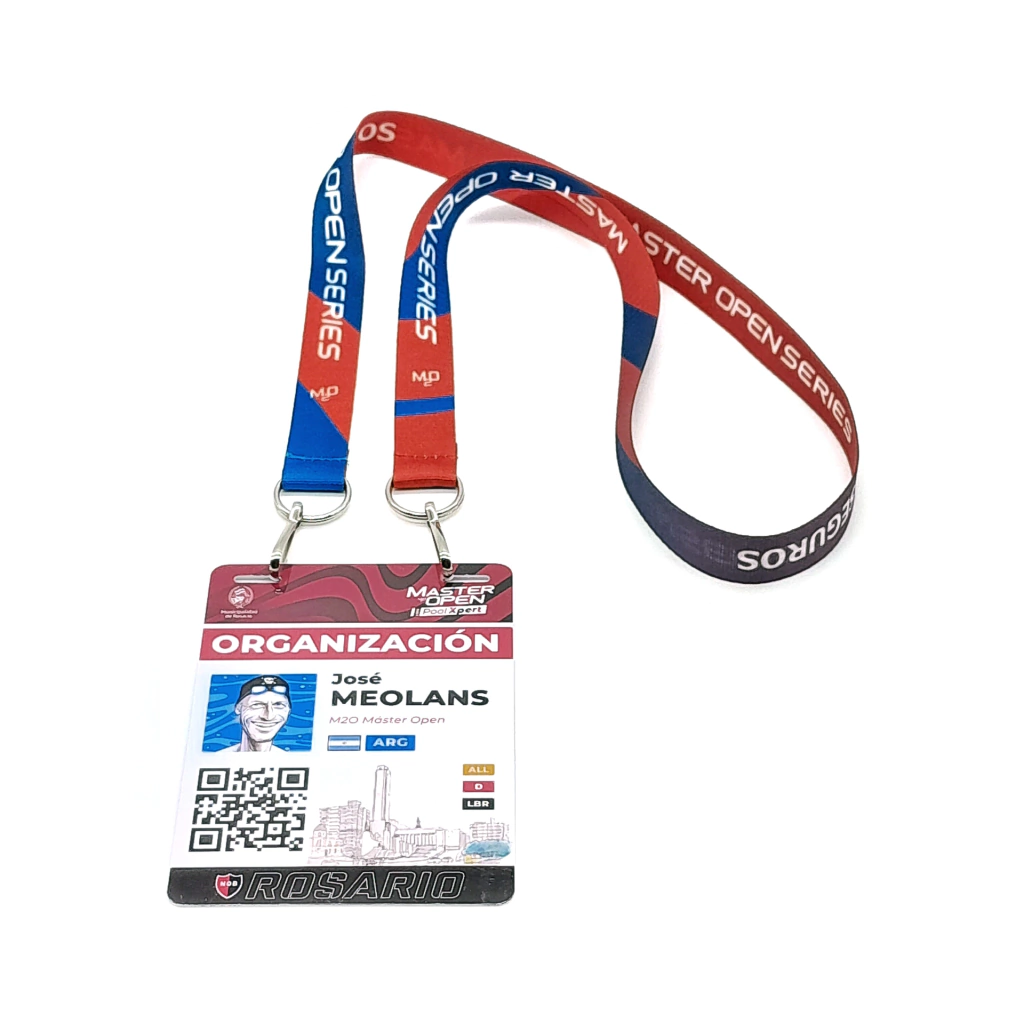 sku-8 Lanyard Personalizado con Doble Anclaje - Imagen 1